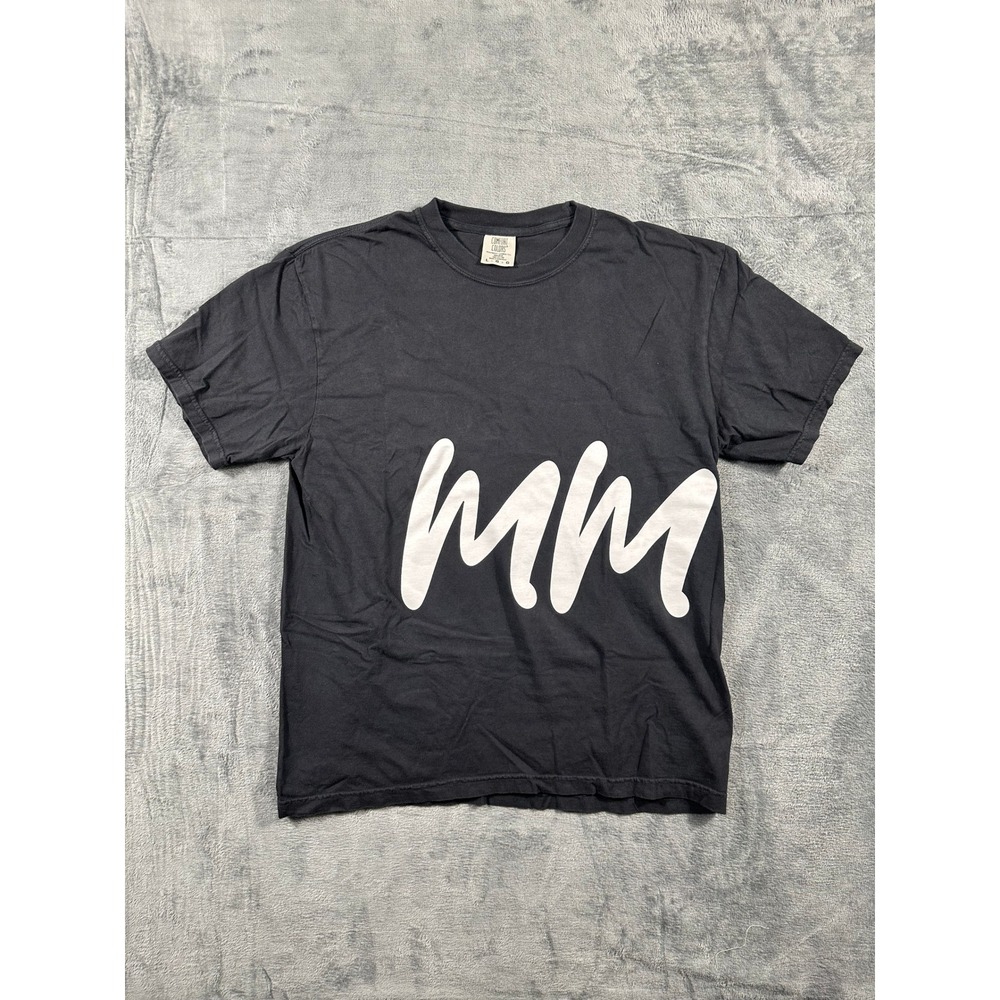 Comfort Colors MM PC '25 Graphic T-Shirt Mens Large Black Heavyweight Cotton